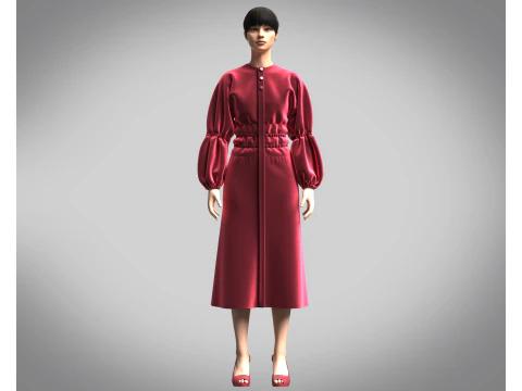 レディースレジャードレス 3Dモデル