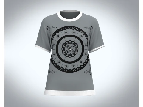 Ladies Igneous Rock T-Shirt 3D Model