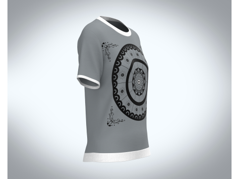 Ladies Igneous Rock T-Shirt 3D मॉडल
