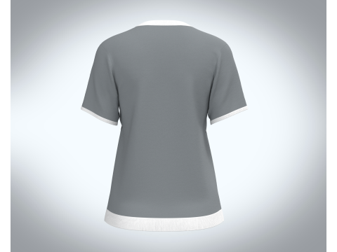 Ladies Igneous Rock T-Shirt 3D मॉडल