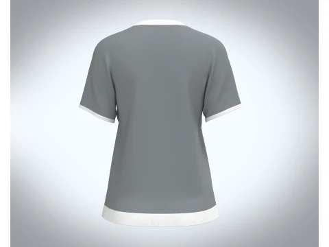 Ladies Igneous Rock T-Shirt 3D Model