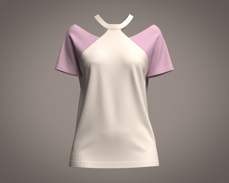 Ladies Pink Tops V2 Modelo 3D .c4d .max .obj .3ds .fbx .stl .blend 