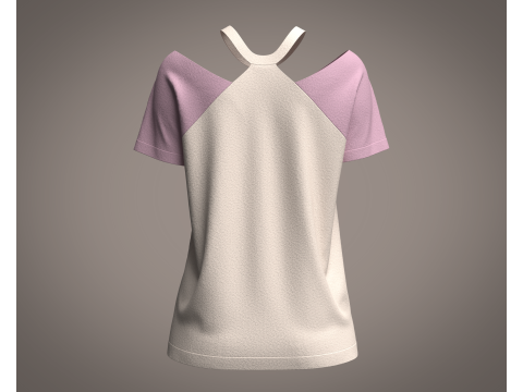 Ladies Pink Tops V2 Modelo 3D