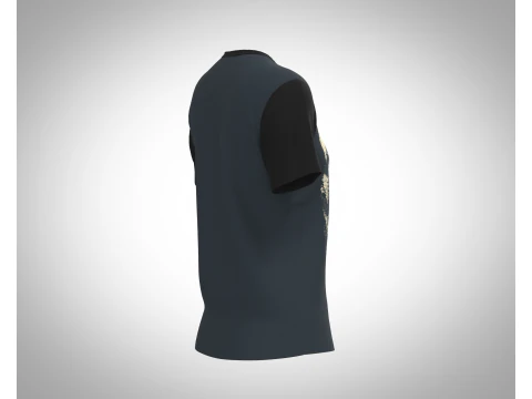 Ladies Print T-Shirt 3D Model