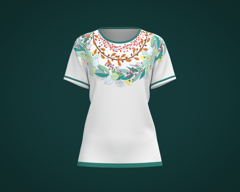 Ladies Print Tops V2 3D 모델 .c4d .max .obj .3ds .fbx .stl .blend 