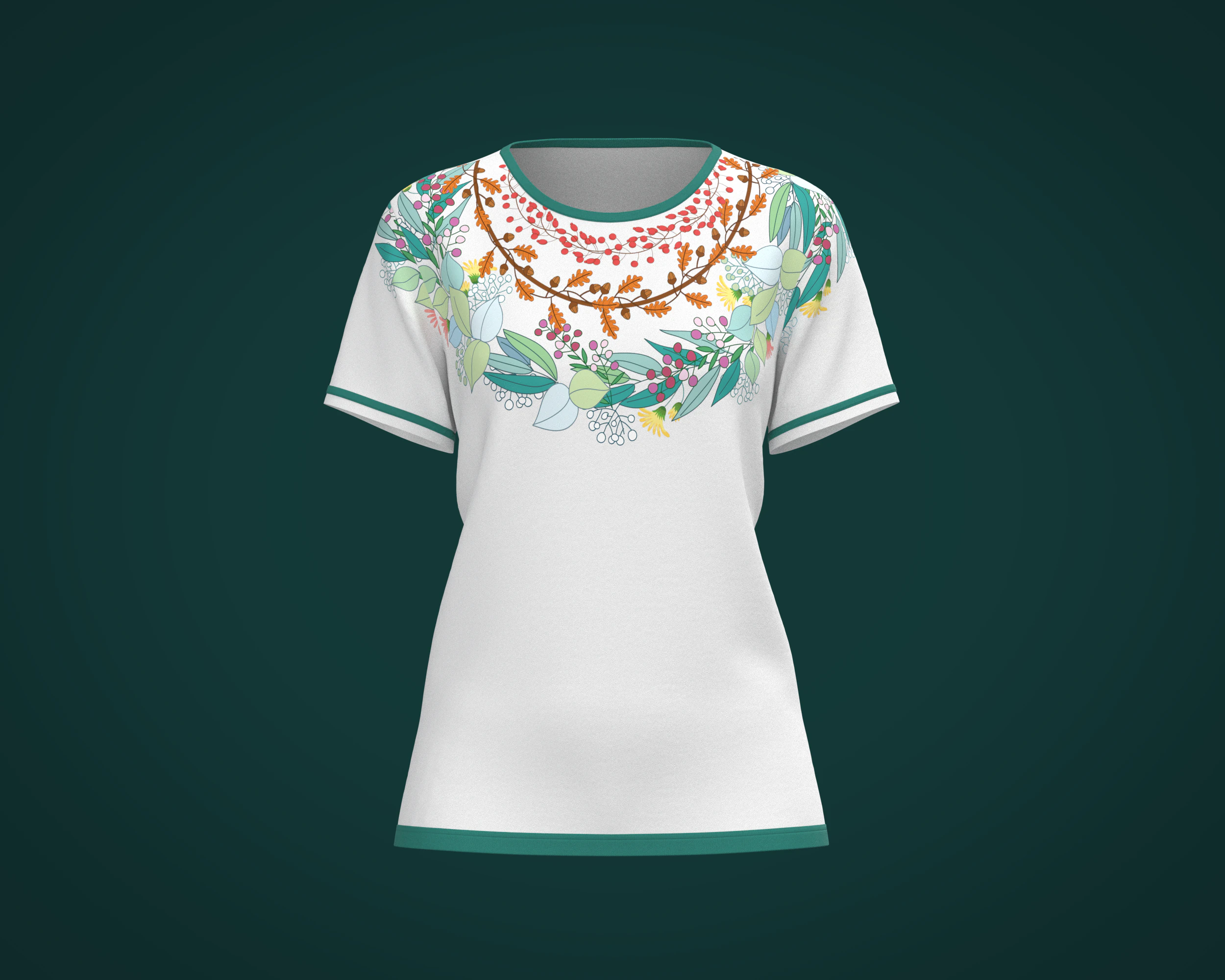 Ladies Print Tops V2 3D Model .c4d .max .obj .3ds .fbx .stl .blend 