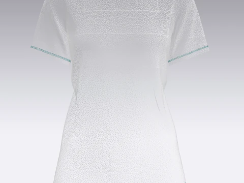 Ladies Print Tops V2 3D Model