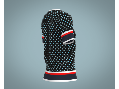 Ladies Print Tops V3 3D Model