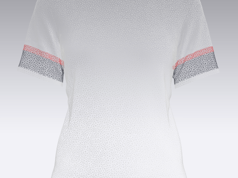 Ladies Print Tops V3 3D Model