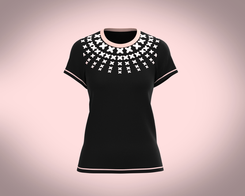 Ladies Print Tops 3D-Modell .c4d .max .obj .3ds .fbx .stl .blend 