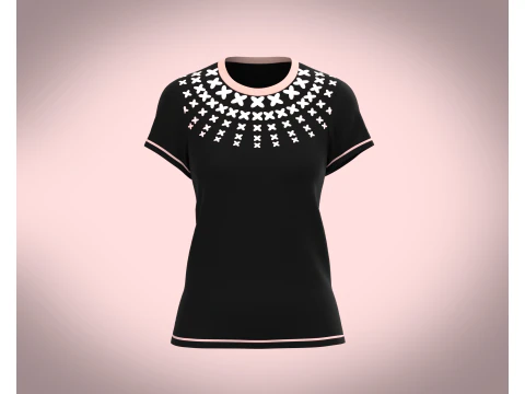 Жіночі топи з принтом 3D Модель