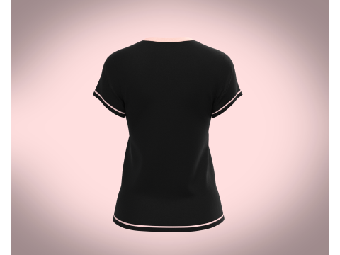 Ladies Print Tops 3D-Modell