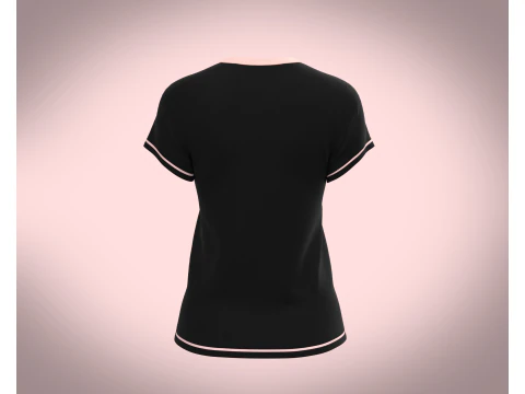 Ladies Print Tops 3D Model