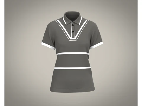 Damespolotopjes V2 3D Model