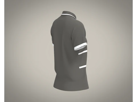 Ladies Polo Tops V2 3D Model