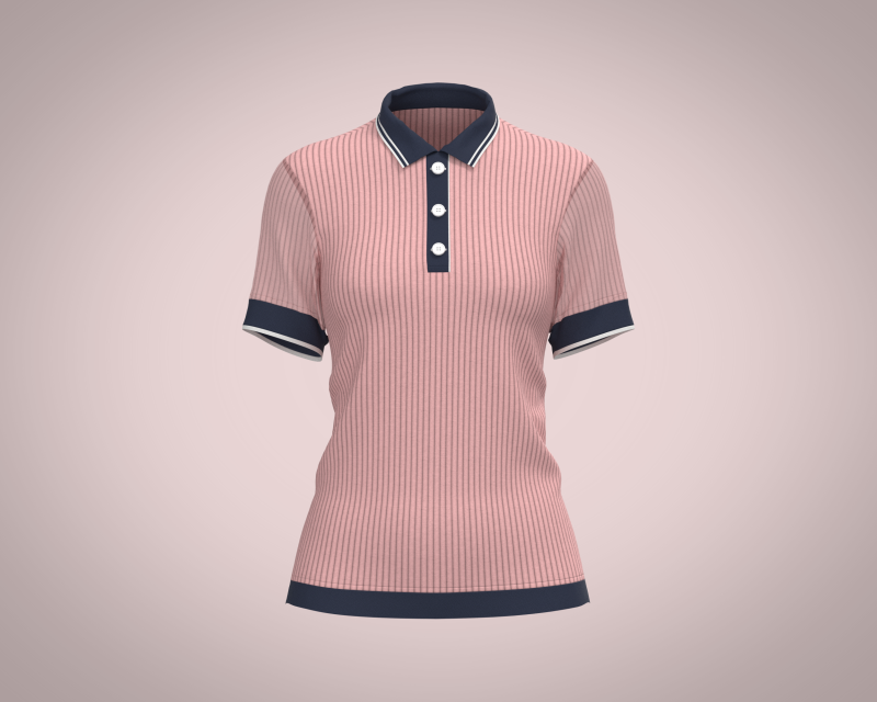 Ladies Polo 3D 모델 .c4d .max .obj .3ds .fbx .stl .blend 
