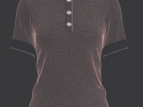Ladies Polo 3D 모델