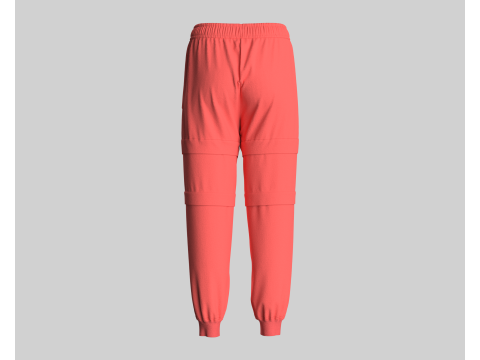 Ladies Jogger - Red 3D-Modell