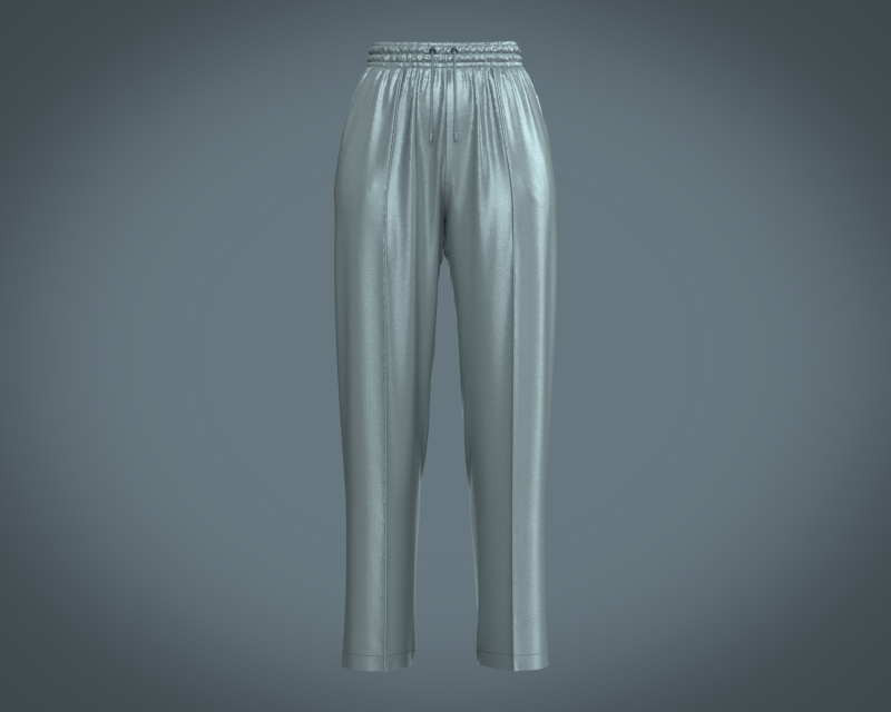 Ladies Silk Jogger 3D-Modell .c4d .max .obj .3ds .fbx .stl .blend 