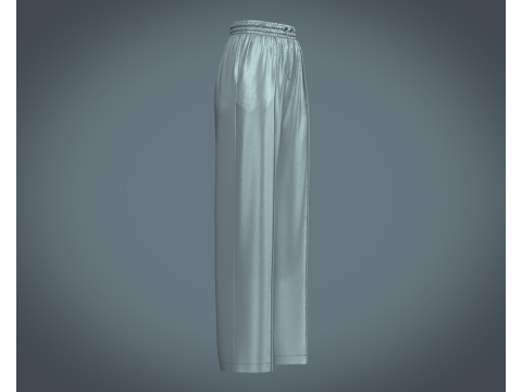 Ladies Silk Jogger 3D-Modell