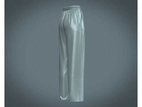 Ladies Silk Jogger 3D Model