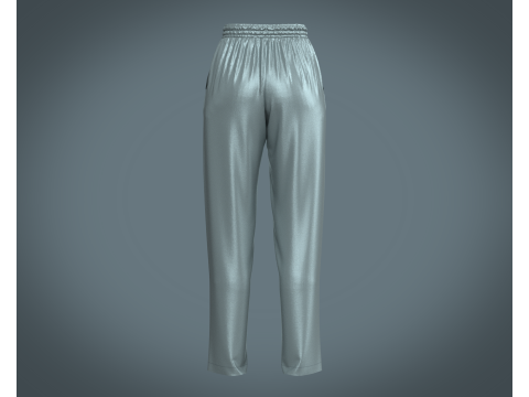 Ladies Silk Jogger 3D-Modell