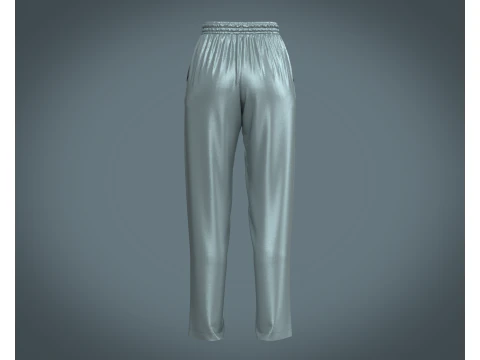 Ladies Silk Jogger 3D Model