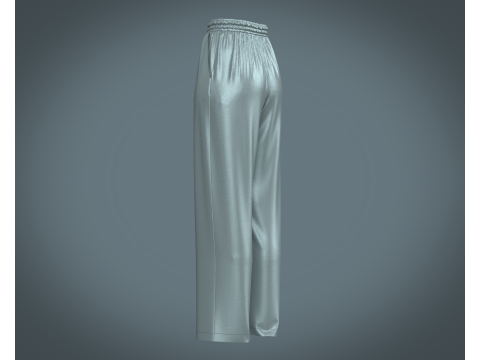 Ladies Silk Jogger 3D-Modell
