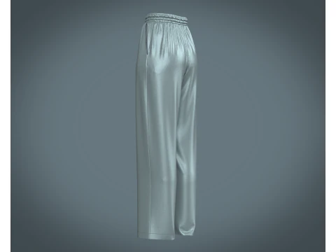 Ladies Silk Jogger 3D Model