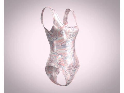Girls Bodysuit 3D Model