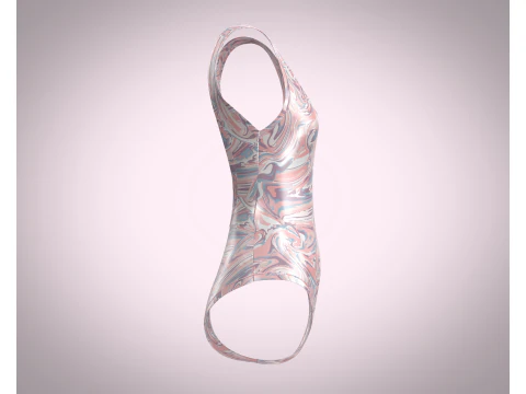Girls Bodysuit 3D Model