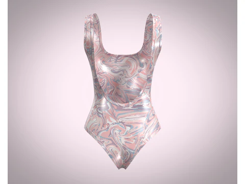 Girls Bodysuit 3D Model