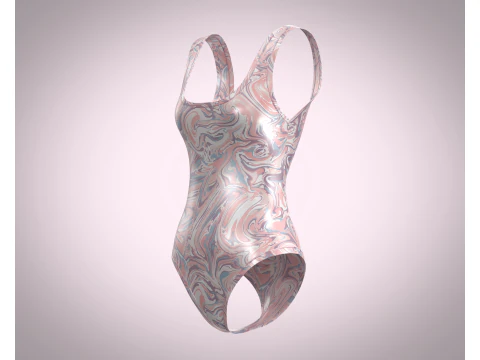 Girls Bodysuit 3D Model