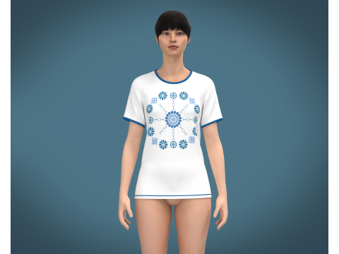 Female Tops 3D मॉडल
