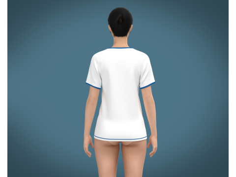 Female Tops 3D मॉडल