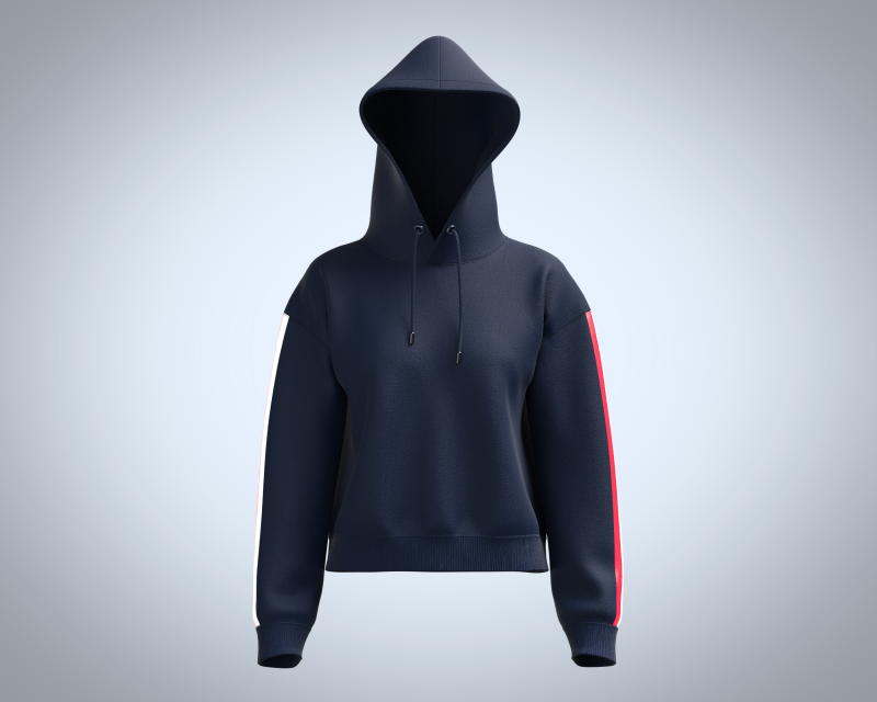 Girls Cropped - Hoodie Modelo 3D .c4d .max .obj .3ds .fbx .stl .blend 