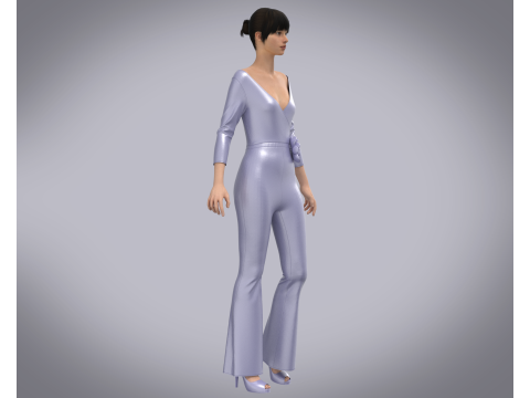 Girls Catsuit 3D 模型