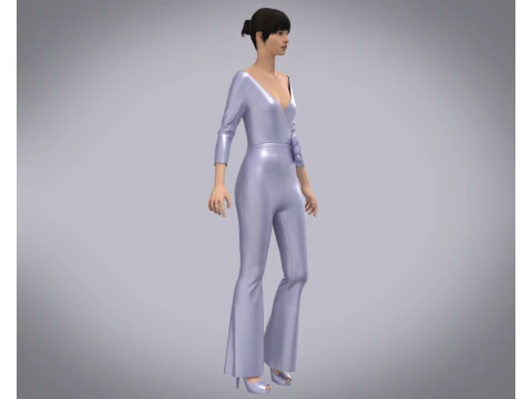 Girls Catsuit 3D Model