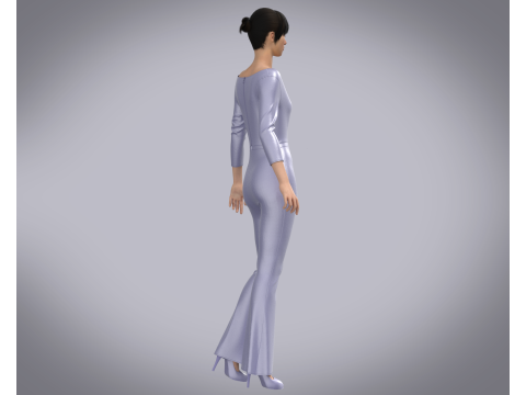 Girls Catsuit 3D 模型