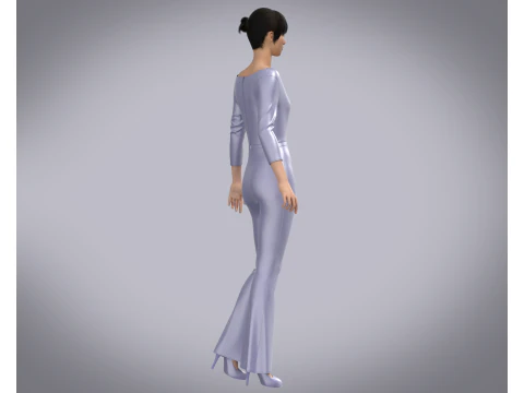 Girls Catsuit 3D Model