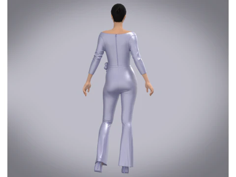 Girls Catsuit 3D Model