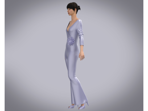 Girls Catsuit 3D 模型