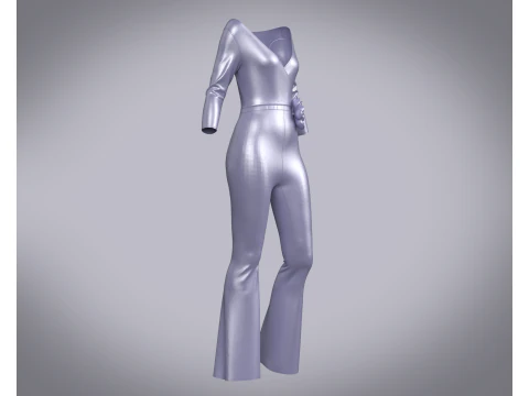 Girls Catsuit 3D Model