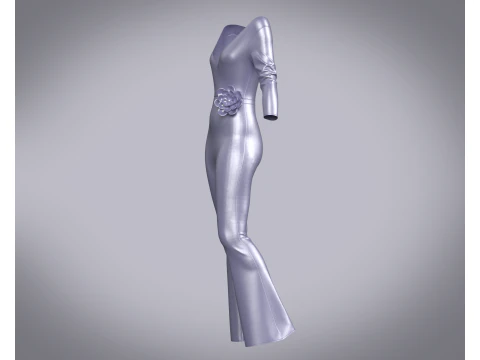 Girls Catsuit 3D Model