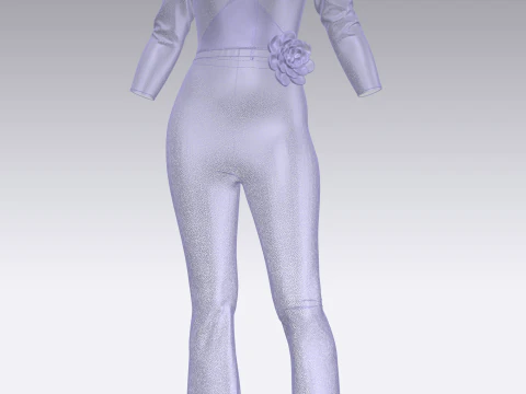 Girls Catsuit 3D Model
