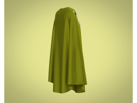 Girls Nightwear Dress 3D Model