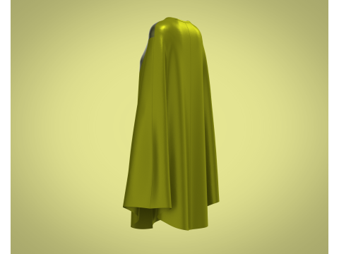 Girls Nightwear Dress 3D Model