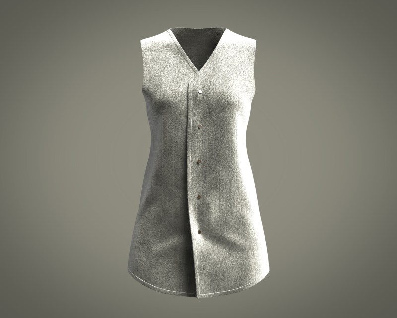 Girls Long Koti Modello 3D .c4d .max .obj .3ds .fbx .stl .blend 