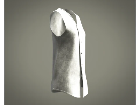 Girls Long Koti 3D Model