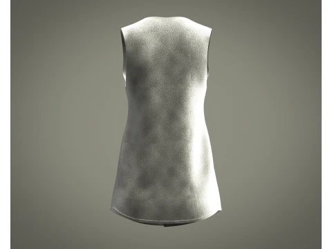 Girls Long Koti 3D Model